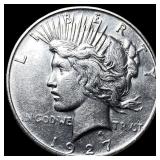 1927 Peace Silver Dollar CLOSELY UNCIRCULATED