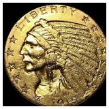 1915 Indian Head Half Eagle $5 Gold CLOSELY UNCIRC
