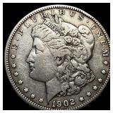 1902 Morgan Silver Dollar NEARLY UNCIRCULATED