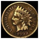 1909-S Indian Head Cent NICELY CIRCULATED