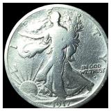 1917-S Silver Walking Liberty Half Dollar  NICELY