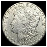 1921 Silver Morgan Dollar NEARLY UNCIRCULATED