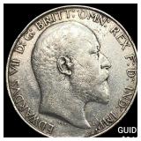 1904 Great Britain Silver 1 Florin
