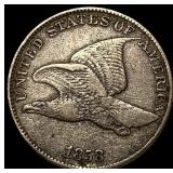 1858 Copper-Nickel Flying Eagle Cent CLOSELY UNCIR