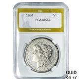 1904 Morgan Silver Dollar PGA MS64