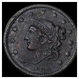 1828 Coronet Head Large Cent NEARLY UNCIRCULATED