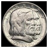 1936 Silver Long Island Half Dollar GEM BU