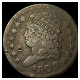 1809 Classic Head Half Cent NICELY CIRCULATED