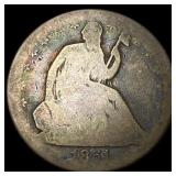 1861 Silver Seated Liberty Half Dollar NICELY  CI