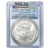 2011-W Silver Eagle PCGS MS70