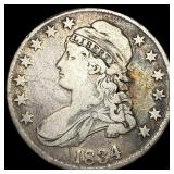 1834 Capped Bust Half Dollar LIGHTLY CIRCULATED