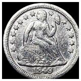 1849 Seated Liberty Dime CLOSELY UNCIRCULATED