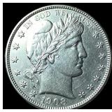 1908-O Silver Barber Half Dollar CHOICE AU