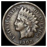 1908-S Indian Head Cent LIGHTLY CIRCULATED