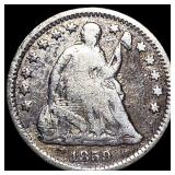 1859-D Silver Half Dime ABOUT UNCIRCULATED