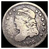 1836 Capped Bust Half Dime ABOUT UNCIRCULATED