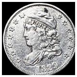 1829 Capped Bust Half Dime CLOSELY UNCIRCULATED