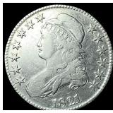 1821 Capped Bust Half Dollar CLOSELY  UNCIRCULATE