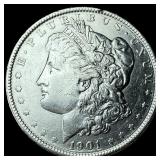 1901 Morgan Silver Dollar CHOICE AU