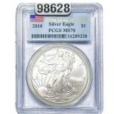 2010 Silver Eagle PCGS MS70