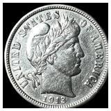 1913 Silver Barber Dime CLOSELY UNCIRCULATED