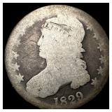1829 Capped Bust Half Dollar NICELY CIRCULATED