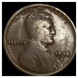 1914-D Lincoln Wheat Cent LIGHTLY CIRCULATED