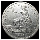 1878-S Silver Trade Dollar NEARLY UNCIRCULATED