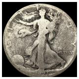 1917-S Walking Liberty Half Dollar NICELY CIRCULAT