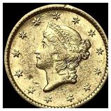 1851-C Gold $1 Liberty Head UNCIRCULATED