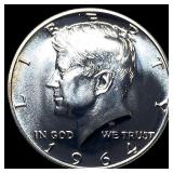 1964 Silver Half Dollar CHOICE PROOF