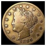 1886 Liberty Head Nickel LIGHTLY CIRCULATED