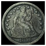 1856 Seated Liberty Dime NEARLY UNCIRCULATED