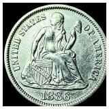 1886 Seated Liberty Dime CLOSELY UNCIRCULATED