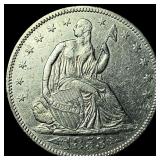 1853 Arrows Seated Liberty Half Dollar HIGH GRADE