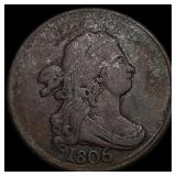 1806 Draped Bust Half Cent LIGHTLY CIRCULATED