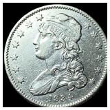 1834 Capped Bust Silver Quarter CHOICE AU