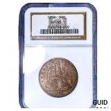 1859 Seated Liberty Half Dollar NGC XF45