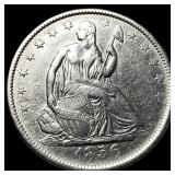 1856 Silver Half Dollar (Seated Liberty) CLOSELY U