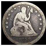 1858 Seated Liberty Quarter HIGH GRADE