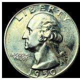 1950 Washington Silver Quarter CHOICE PROOF