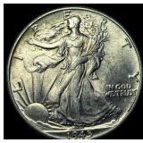 1945 Silver Walking Liberty Half Dollar UNCIRCULAT