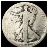 1921-D Silver Walking Liberty Half Dollar  NICELY