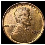 1929-D Lincoln Wheat Cent NEARLY UNCIRCULATED