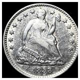 1858 Seated Liberty Half Dime NEARLY UNCIRCULATED