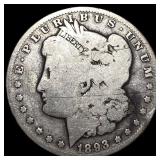 1893-O Silver Morgan Dollar NICELY CIRCULATED