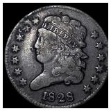 1828 Classic Head Half Cent CLOSELY UNCIRCULATED