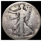 1921-D Silver Walking Liberty Half Dollar NICELY C