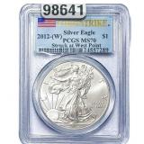 2012-W Silver Eagle PCGS MS70