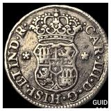 1769-JR Bolivia Charles III Silver 1/2 Real